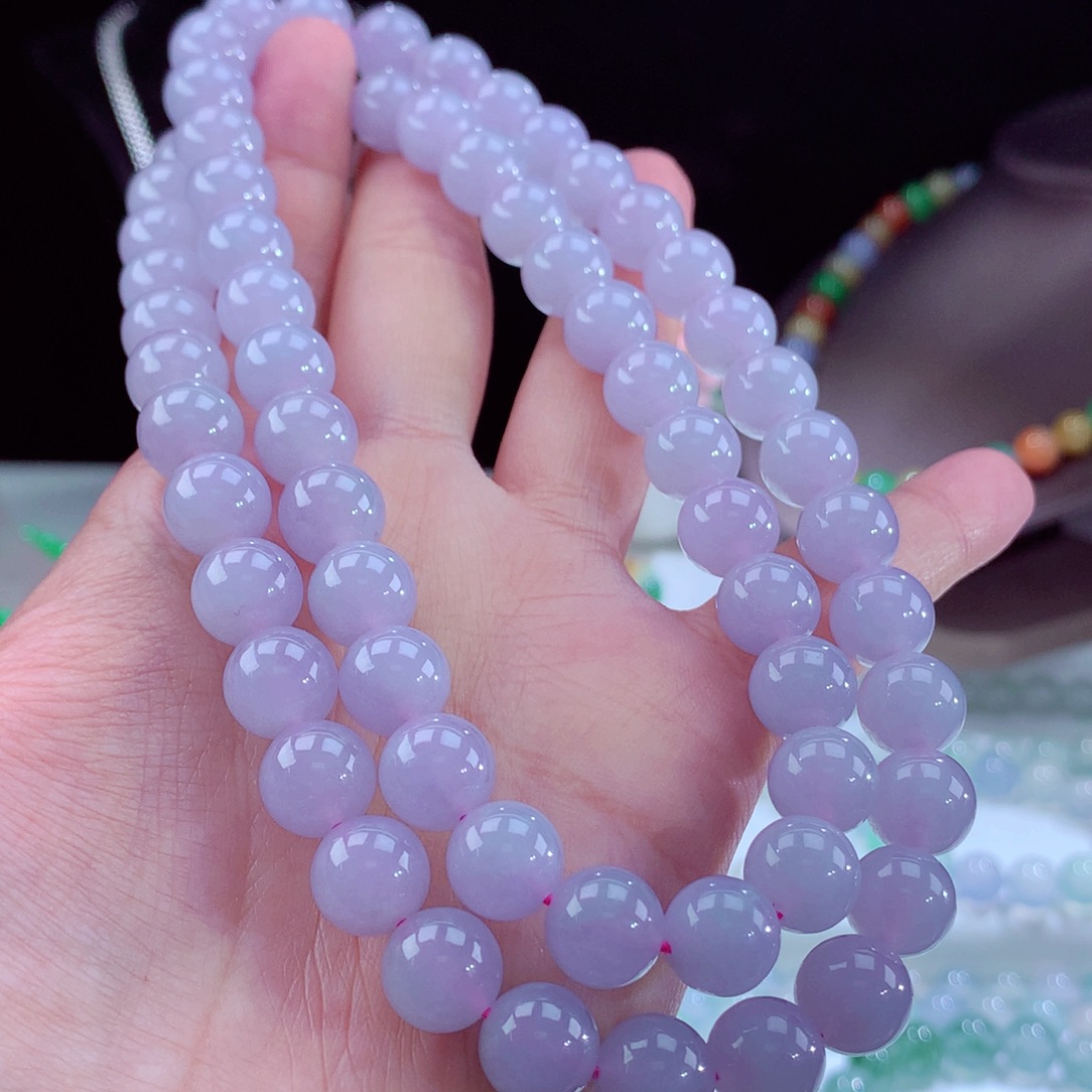 翡翠手链未镶嵌卡10mm