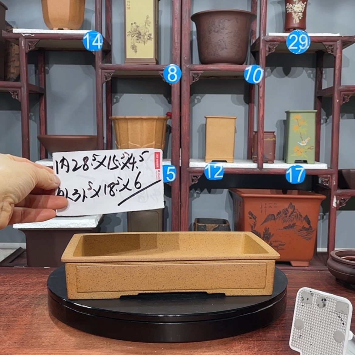 【闪购商品】紫砂花盆空*紫砂花盆