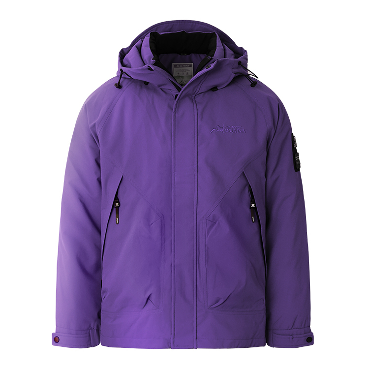 鸟不拉始2.0冲锋衣羽绒服连帽户外工装加厚男款休闲保暖秋冬外套