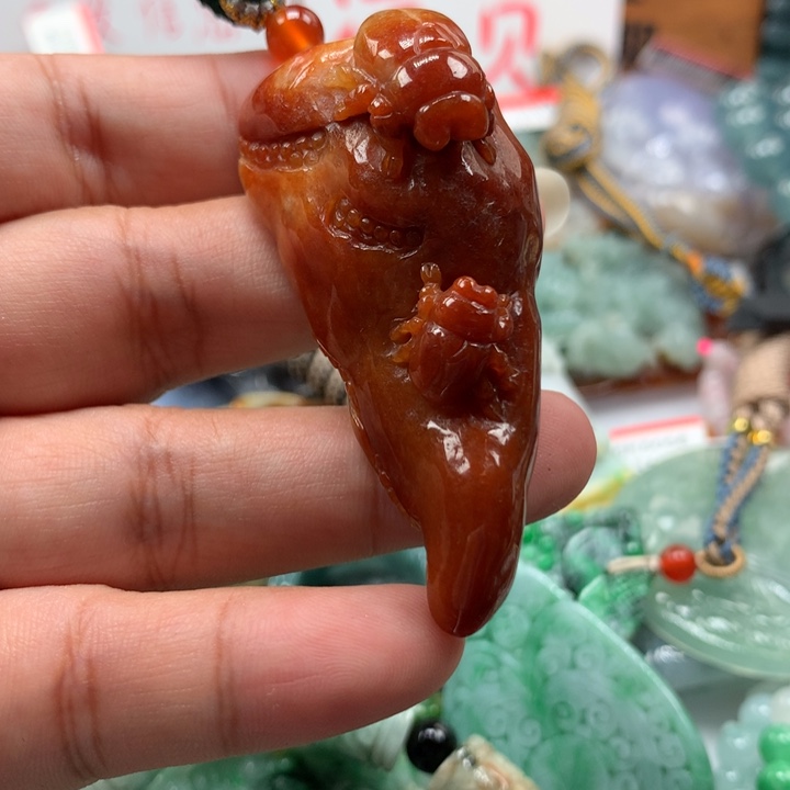 翡翠项链未镶嵌保真天然A货翡翠