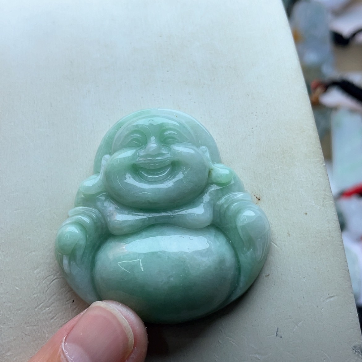 【闪购商品】颈饰未镶嵌翡翠A*哗佛公