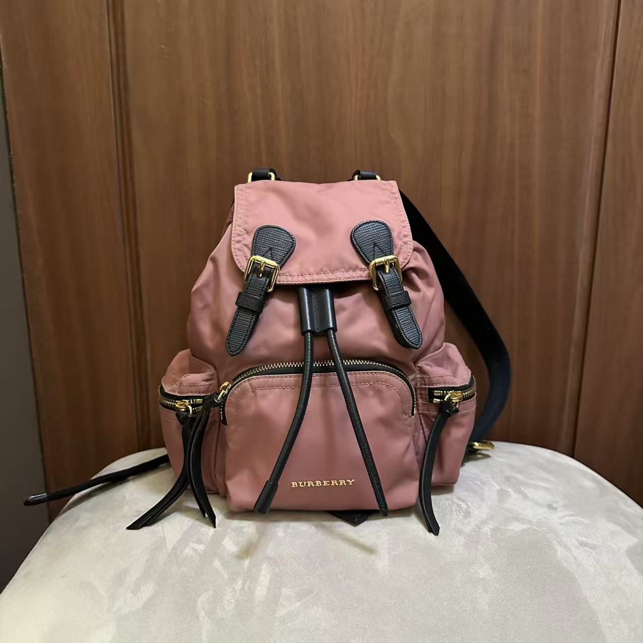 95新 BURBERRY/博柏利 乱乱子中古/女士/双肩包/118692