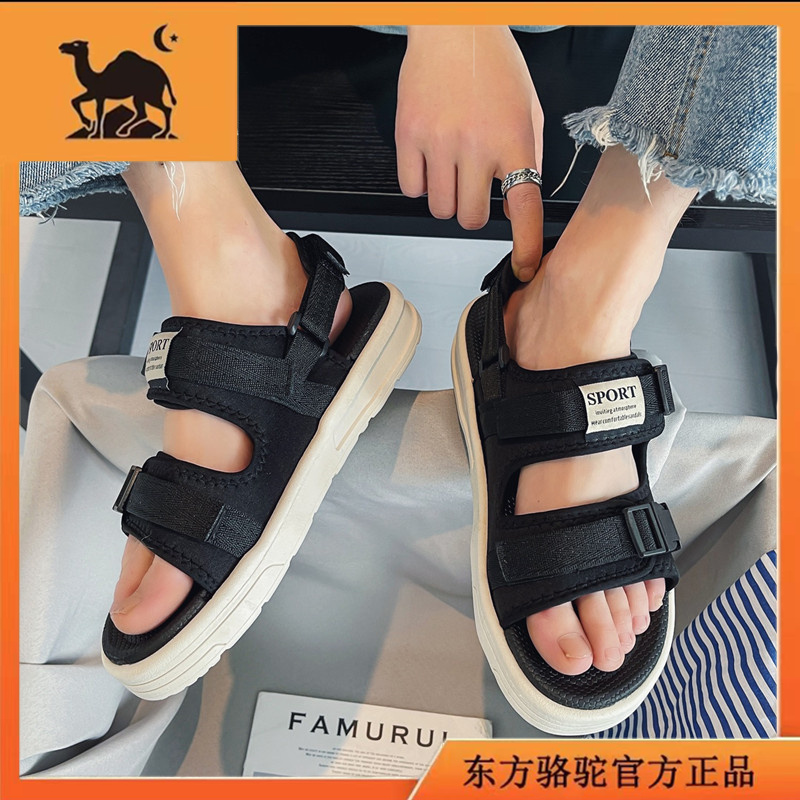 东方骆驼凉鞋女款夏季休闲运动开车沙滩鞋女士大码防滑时尚凉拖鞋