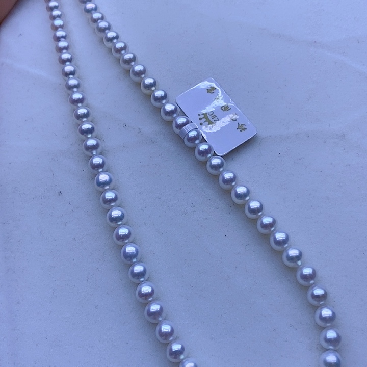 淡水珍珠银S925镶嵌颈饰丹*姐