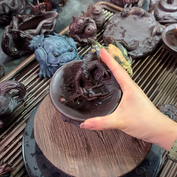 【闪购商品】茶壶紫砂金**雨