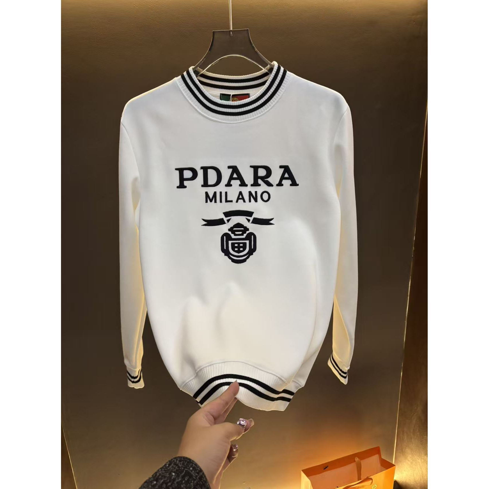 男士秋季新款轻奢休闲百搭修身时尚卫衣F585