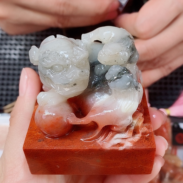 老挝石现场直播手工