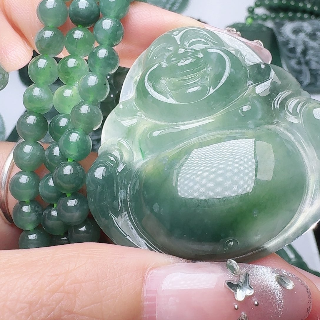 翡翠未镶嵌颈饰1111