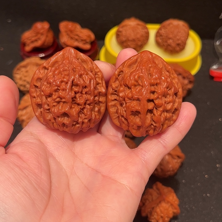 文玩核桃把件官帽43