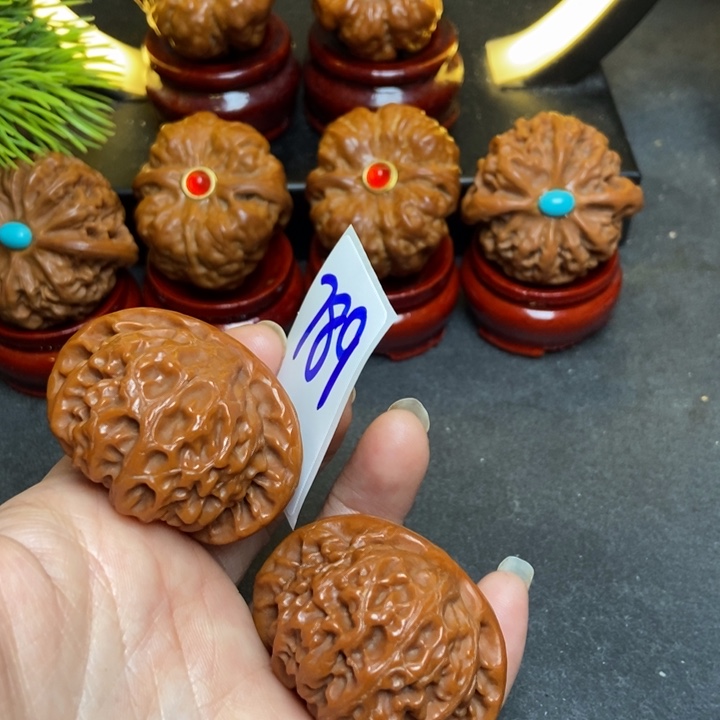 文玩核桃把件44宫灯789