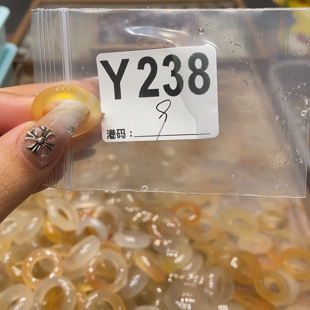 玛瑙/玉髓未镶嵌戒指238