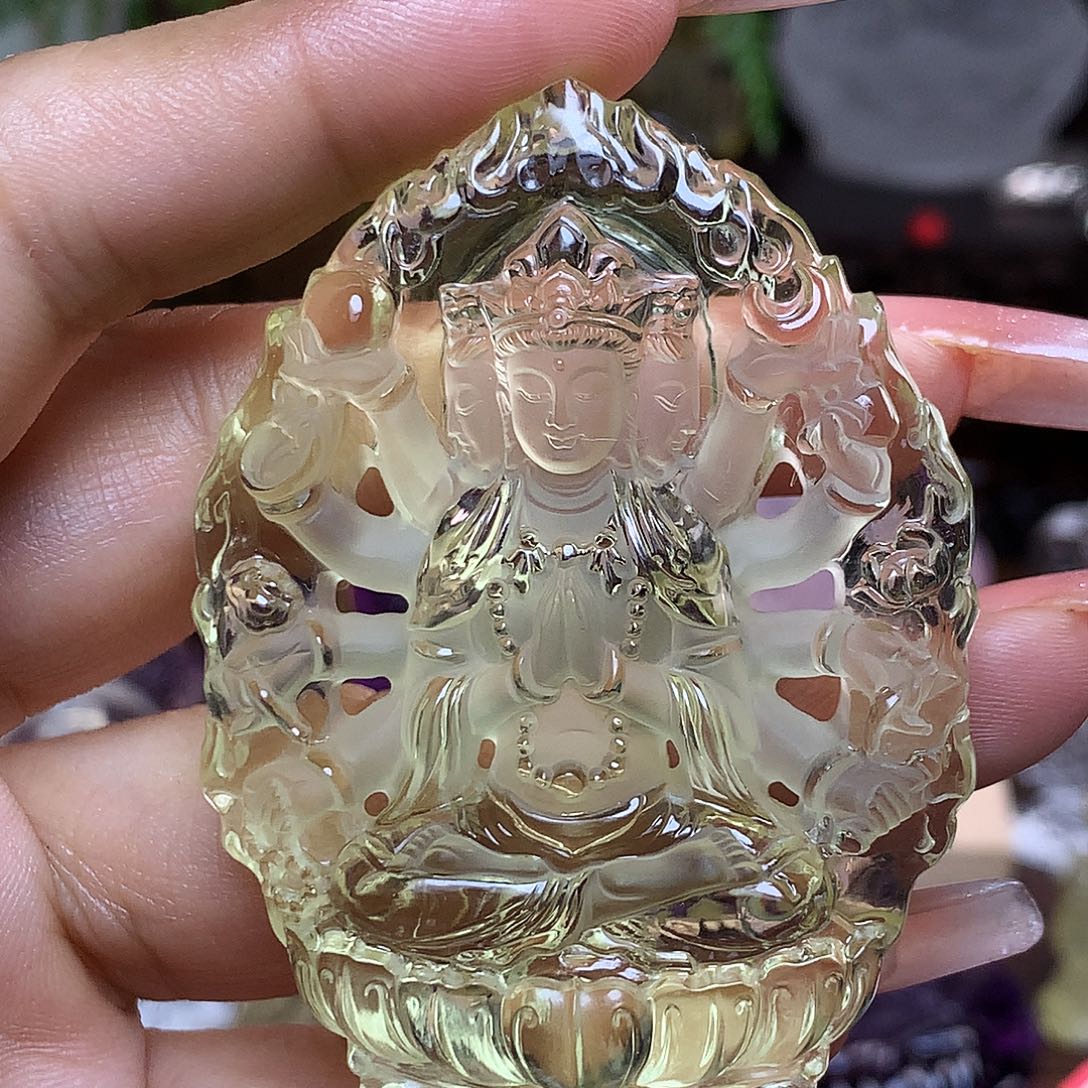 锦***来水晶颈饰未镶嵌天然