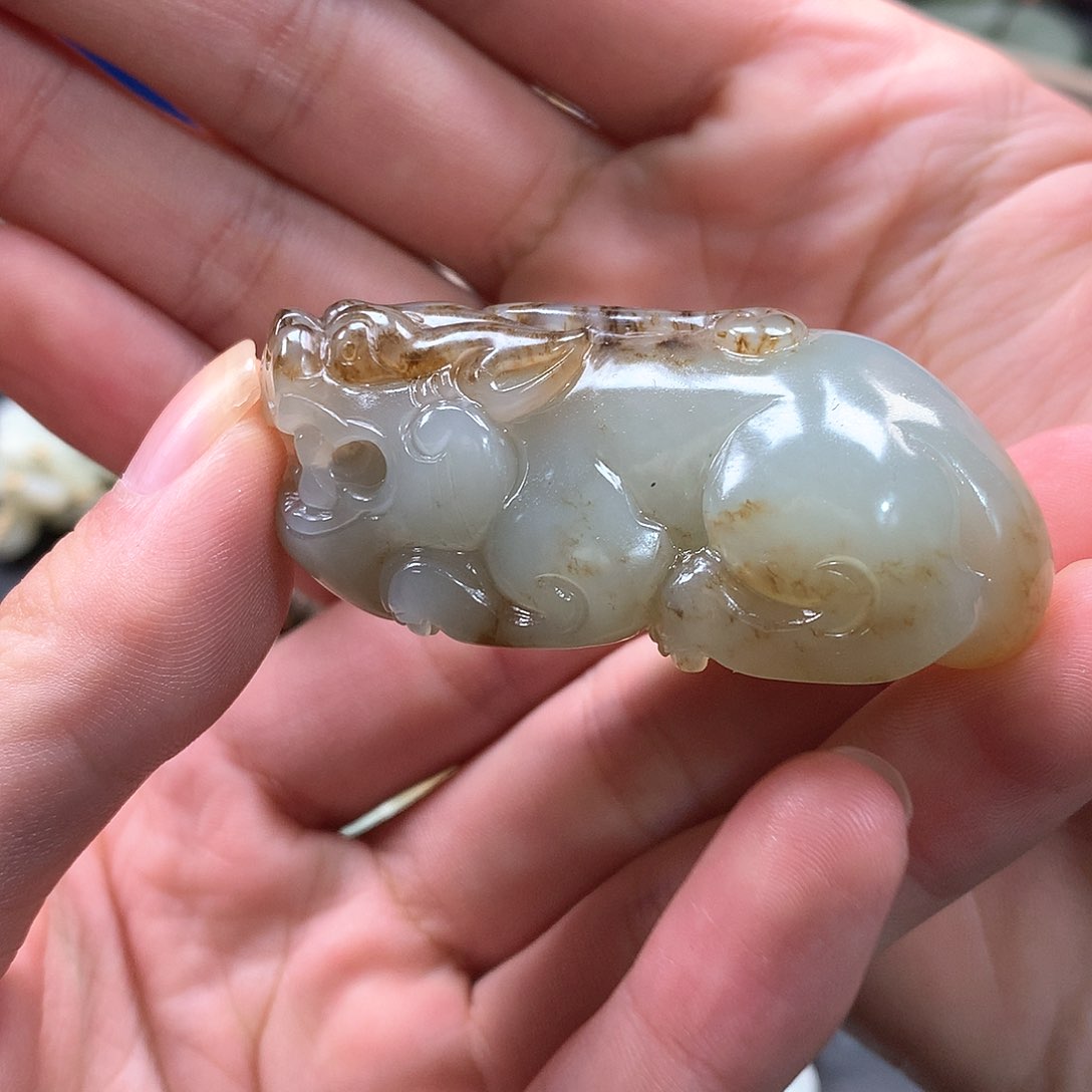 和田玉颈饰未镶嵌