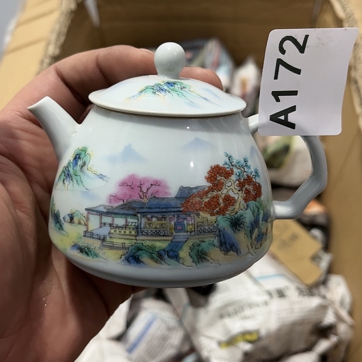 茶具默认微瑕瓷器、茶具、壶、摆件，介意勿拍 