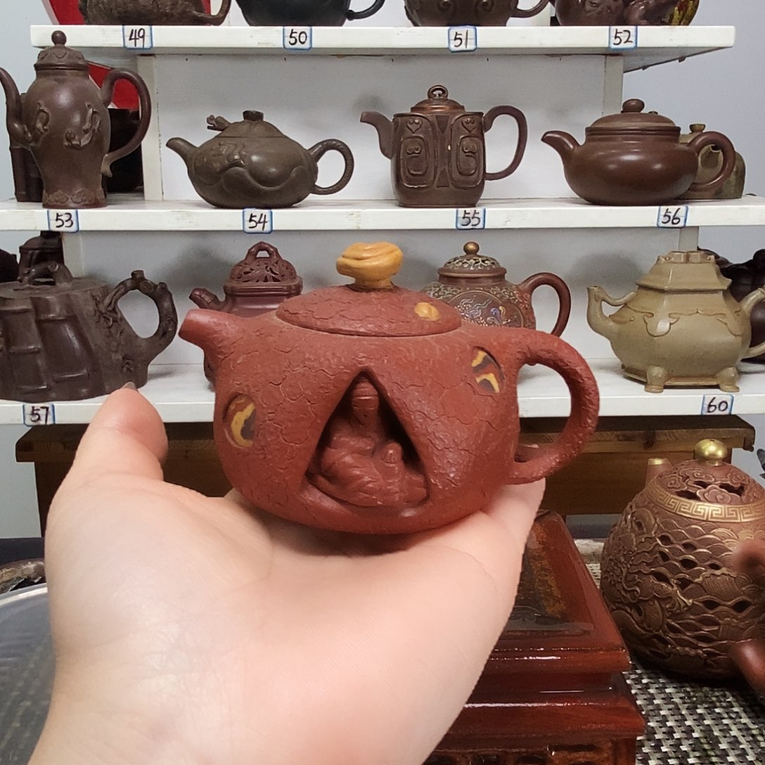 紫砂茶壶全手工制作的