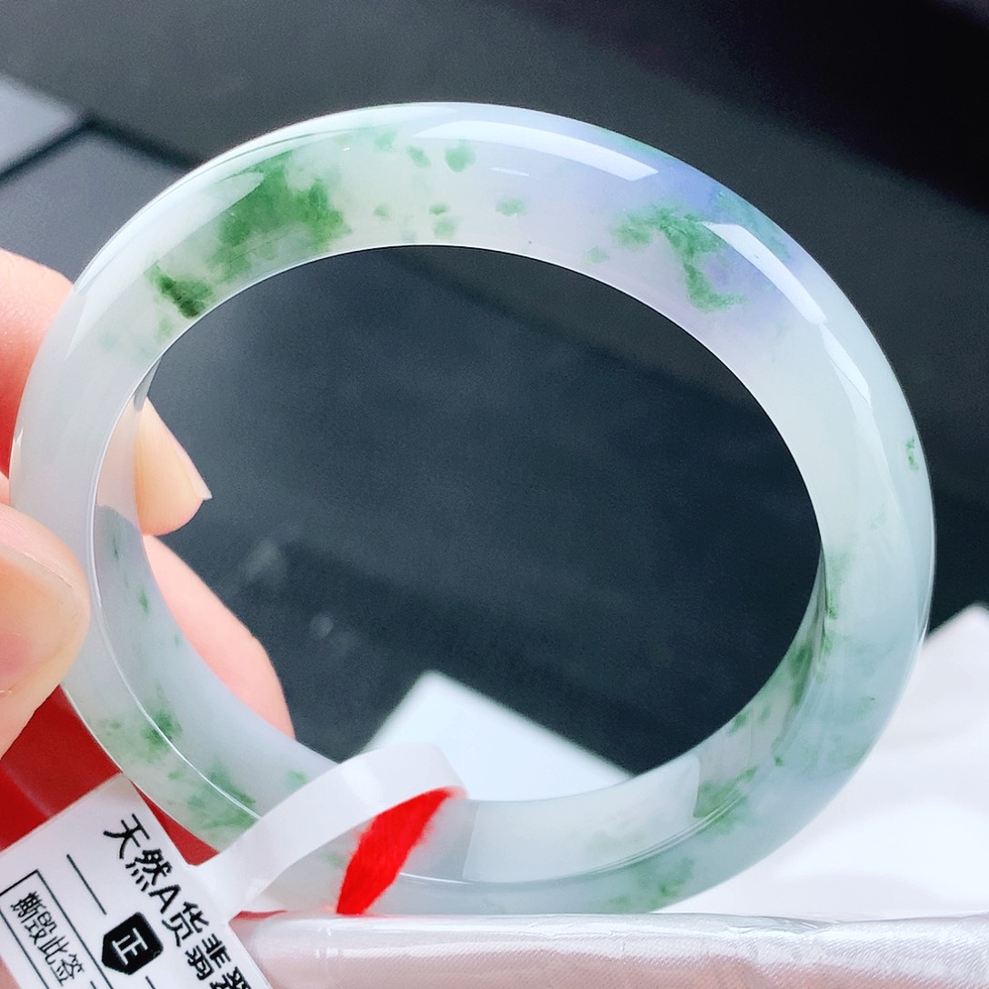 未镶嵌手镯翡翠54圈