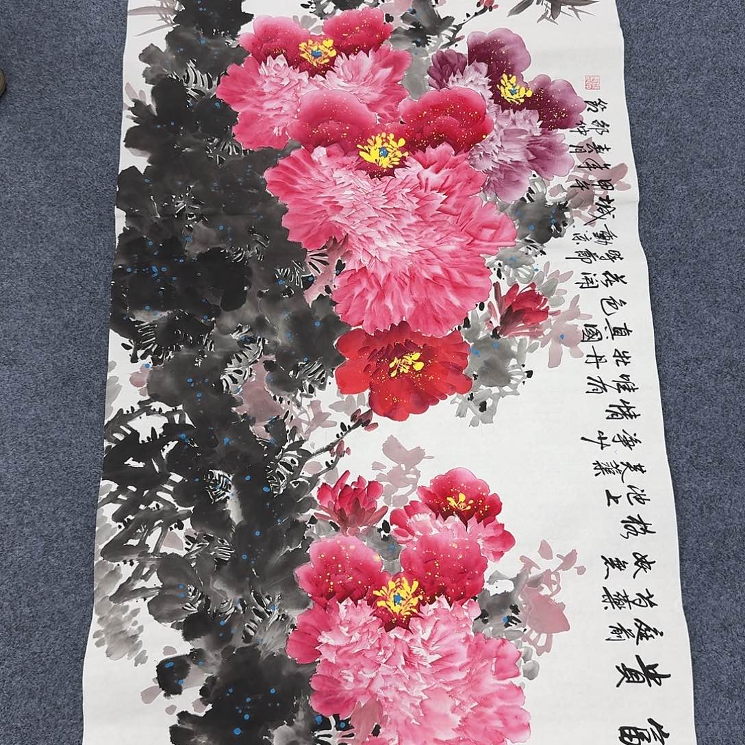 国画国画作品宣纸纯手绘