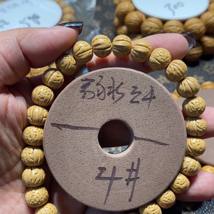 弱***千桃核手串1文玩桃核手串直播