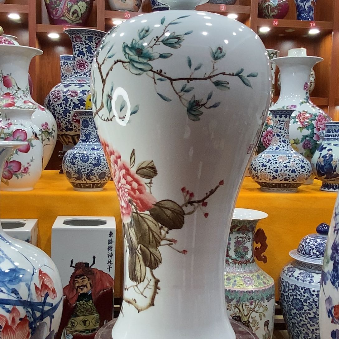 摆件曙**景德镇陶瓷梅瓶