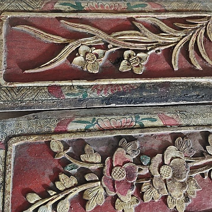 香榧木手工人物木雕花板