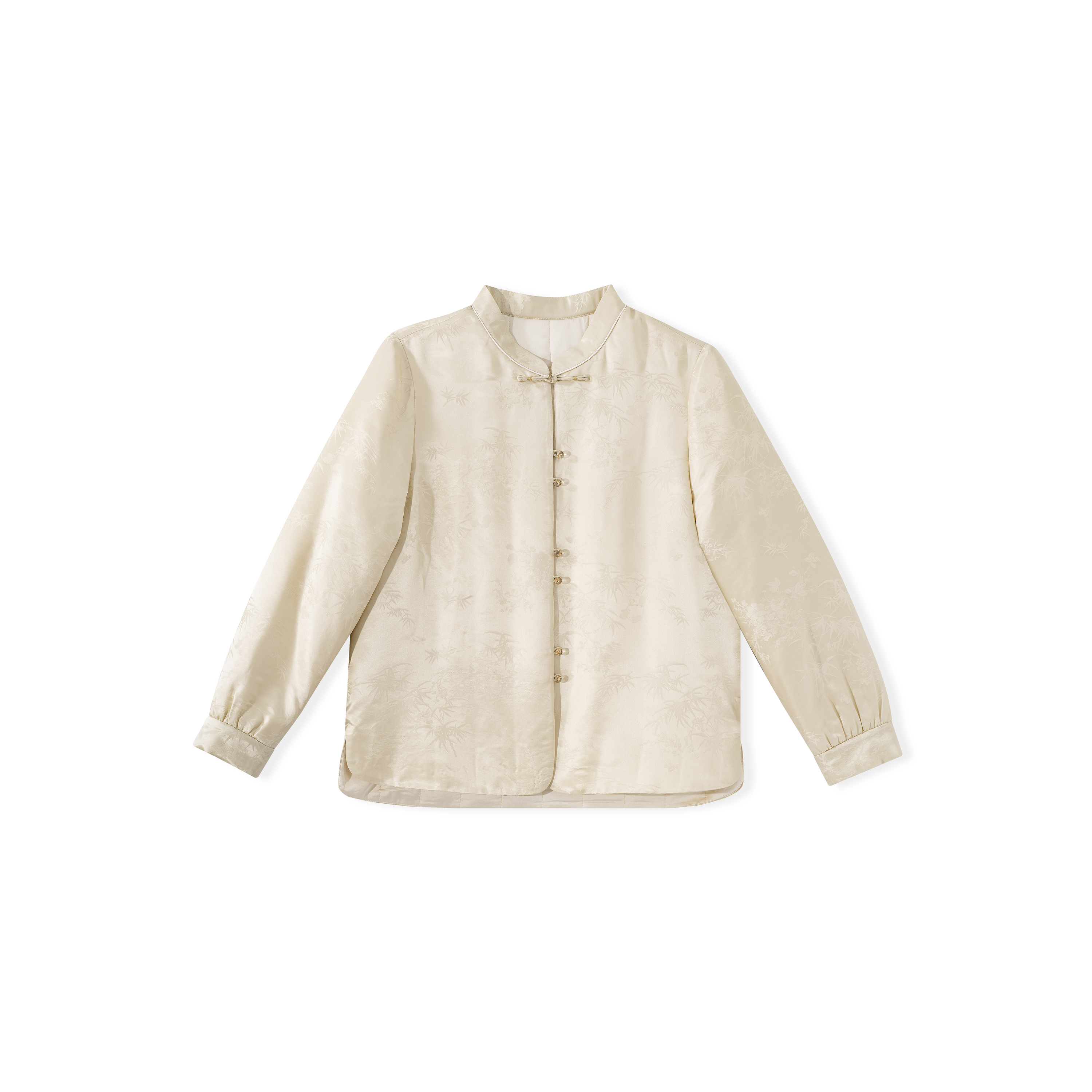 玉辞-YZQS300351新中式桑蚕丝加棉上衣时尚中国风复古女装