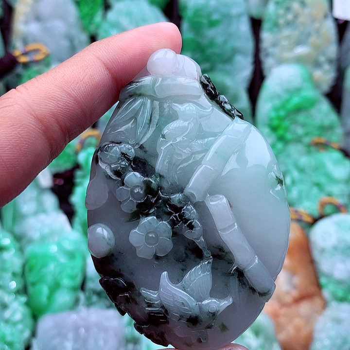 翡翠吊坠(不含链)未镶嵌