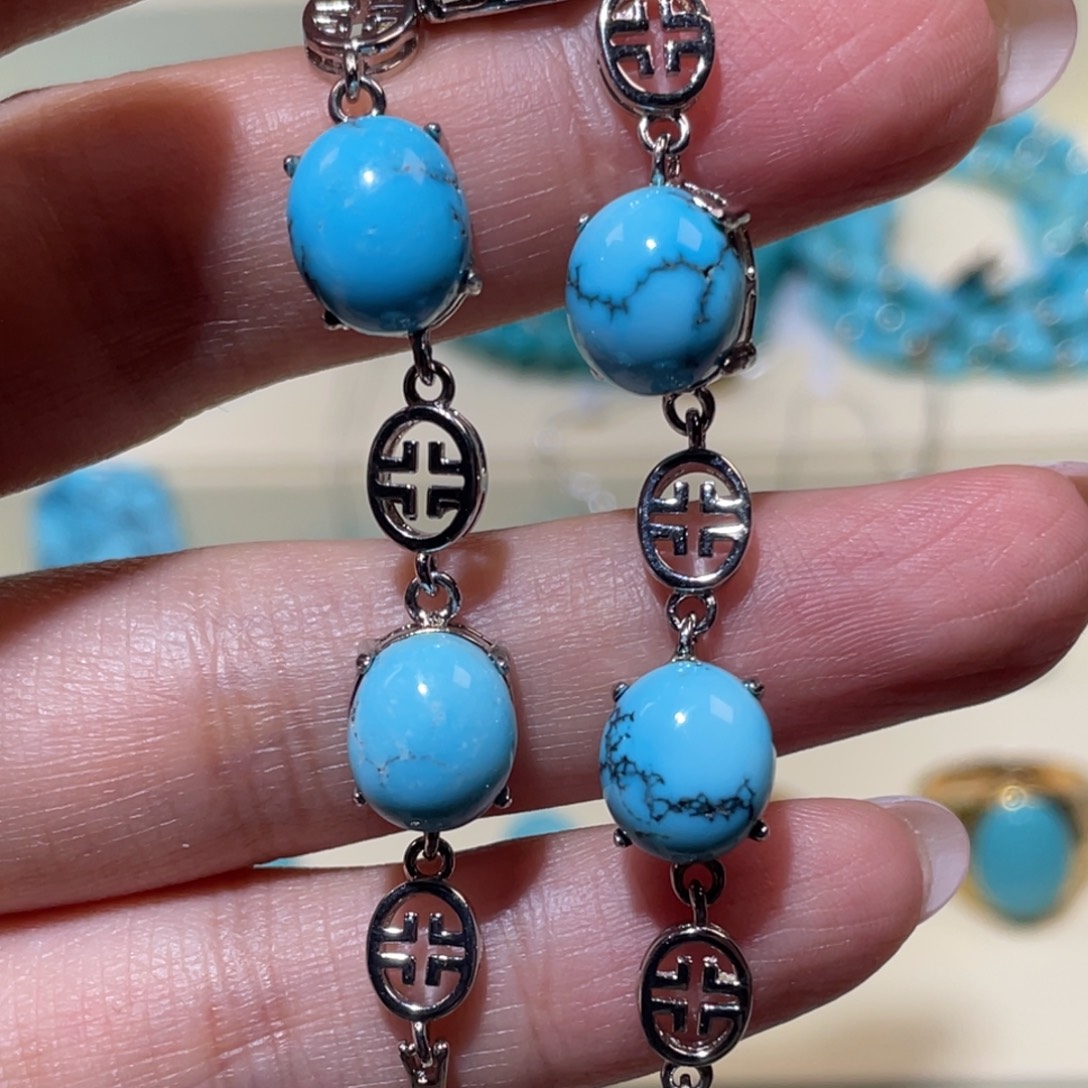 绿松石未镶嵌随型手串