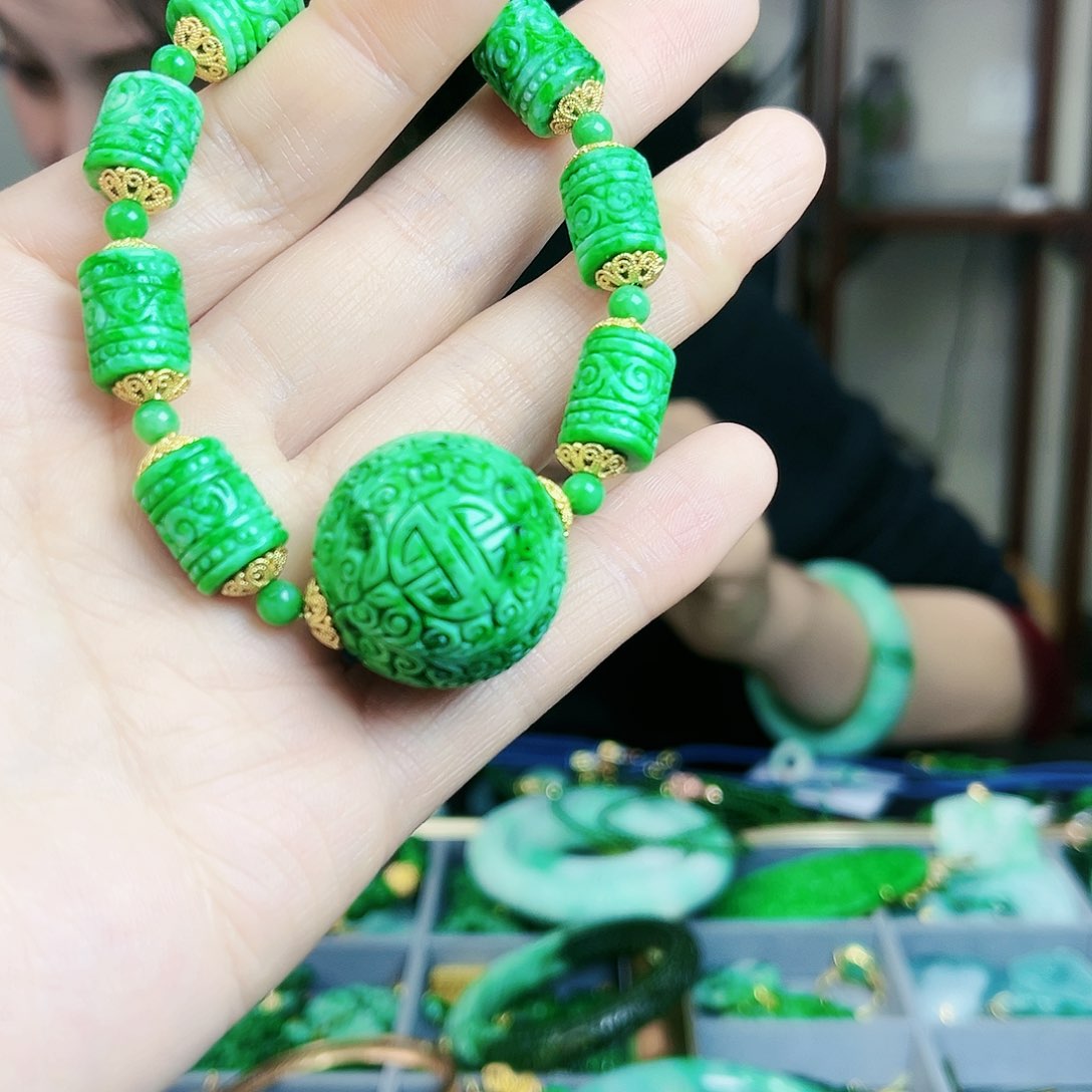 翡翠手链未镶嵌手链