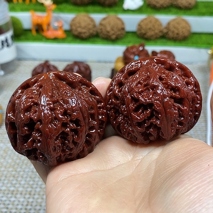 文玩核桃把件大粗筋