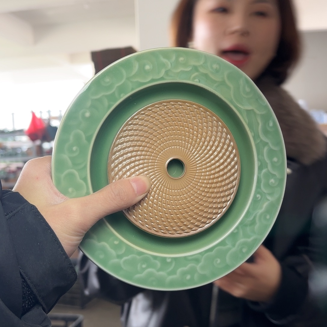 龙泉云间青瓷小米茶器