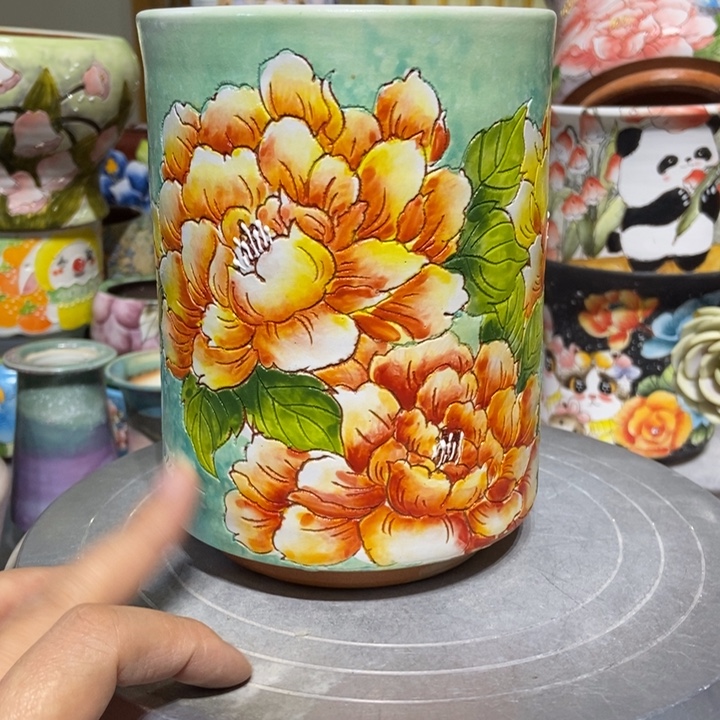 景德镇艺术手绘作品