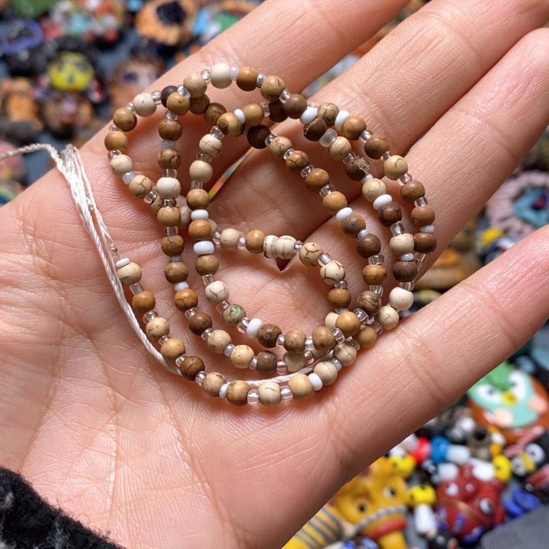 琉璃颈饰印度尼西亚链子