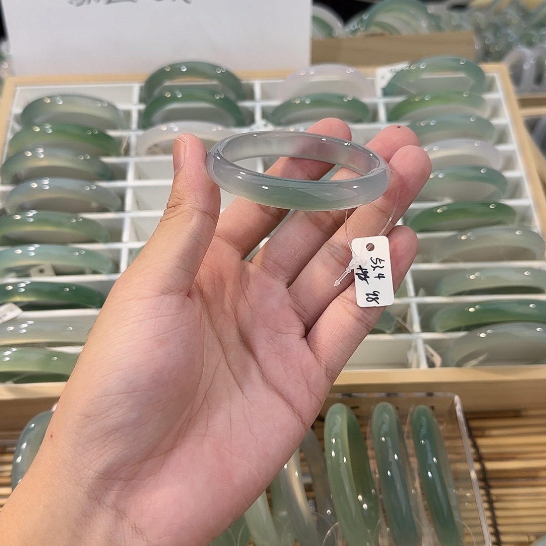 手镯玛瑙/玉髓未镶嵌圈口53.4