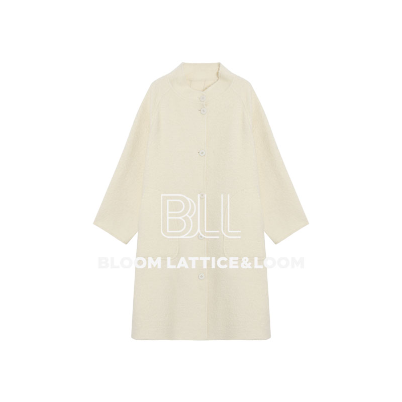 PCNY「新雪初霁」不理理冬季新款小众女装简约气质款大衣