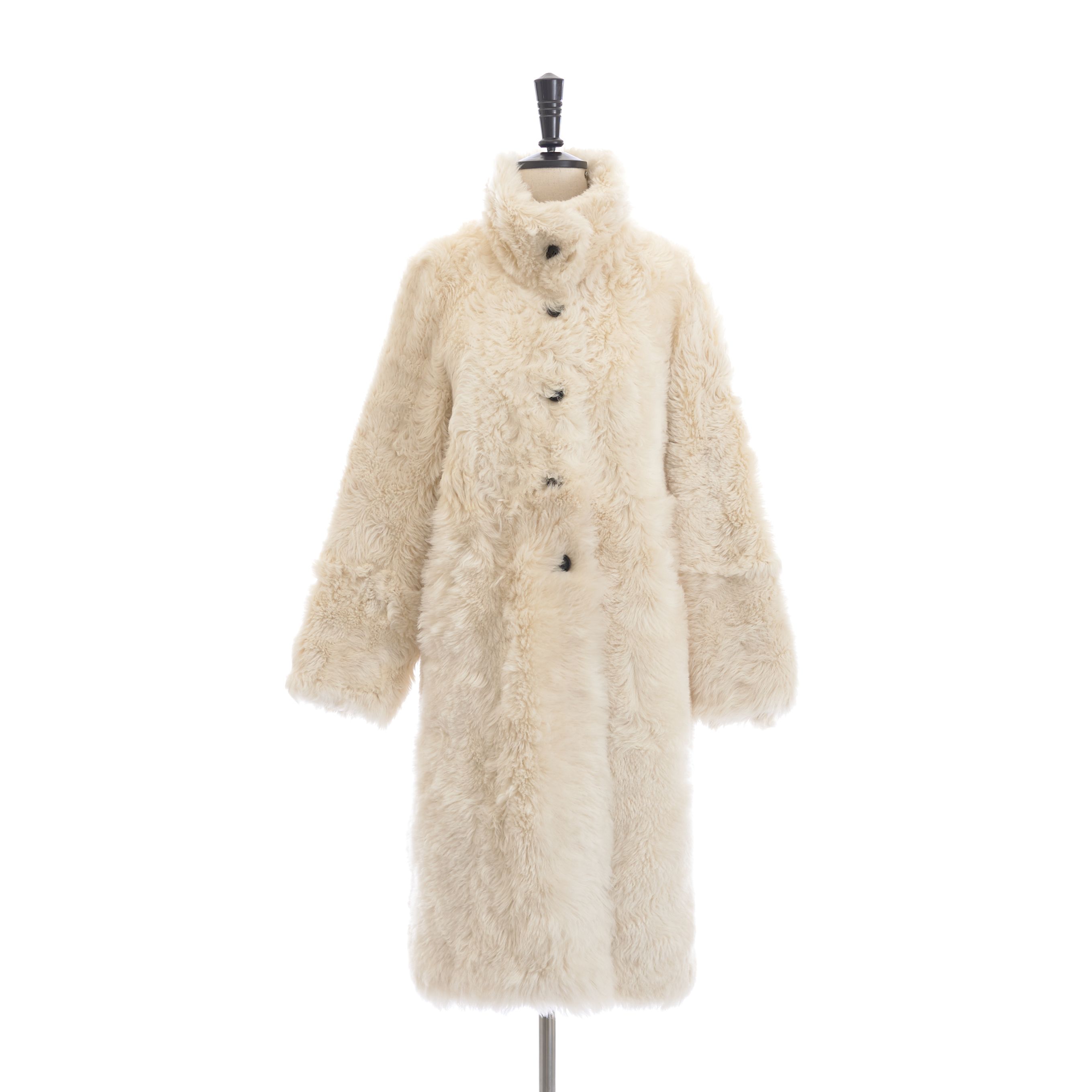 【雪松岛 轻奢气质定制羊皮毛一体高定外套】w24197