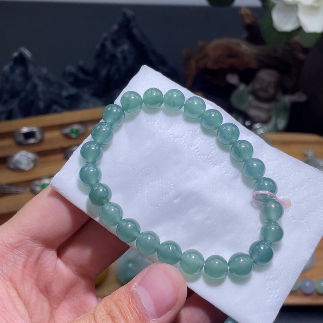 定制翡翠未镶嵌手串危