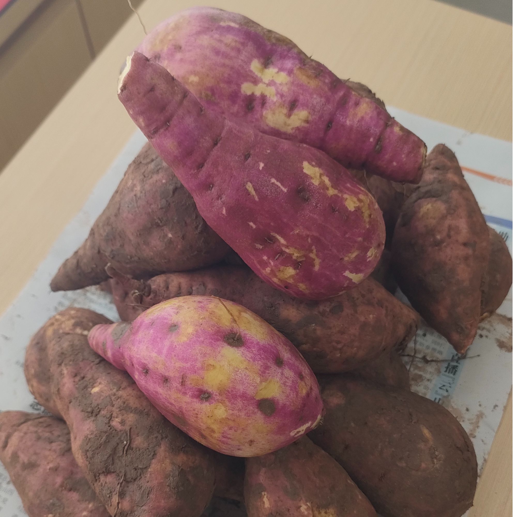 四川农家自种红薯