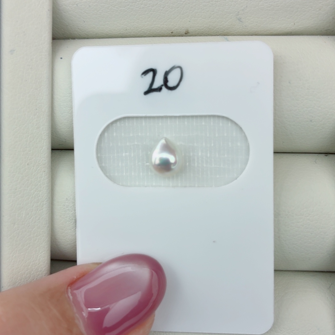 风***曲海水珍珠裸珠海水珍珠澳白keshi裸珠