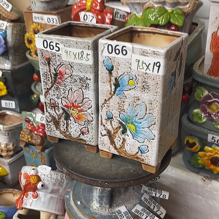 粗陶材质多肉花盆