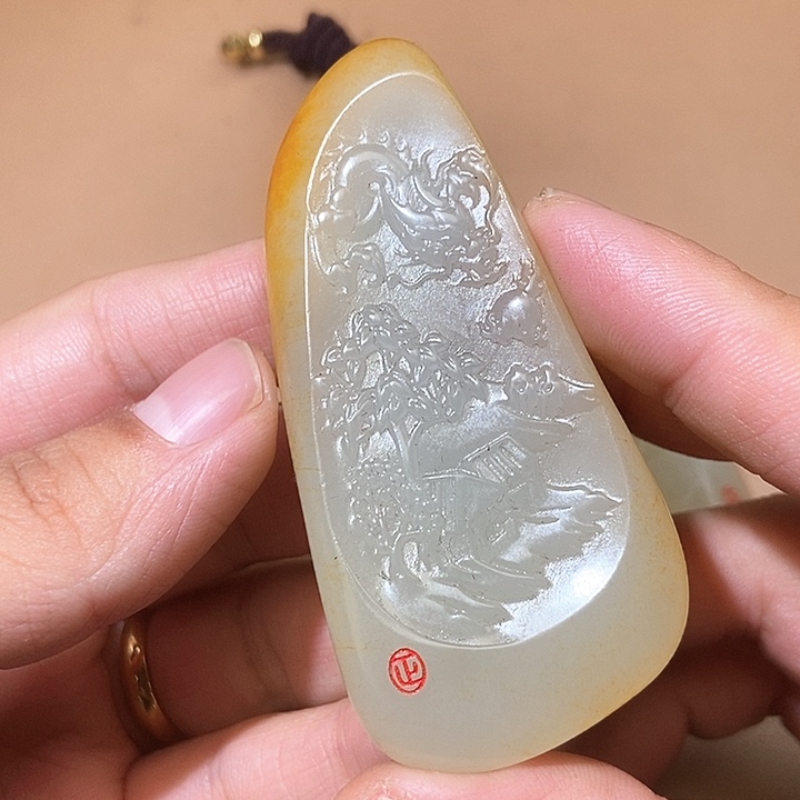 和田玉颈饰未镶嵌HX