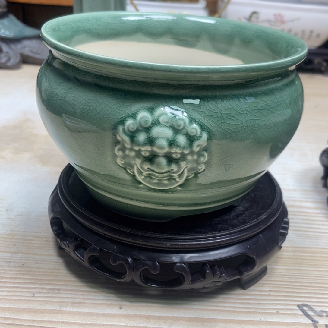 瓷片陶瓷花盆陶瓷艺术