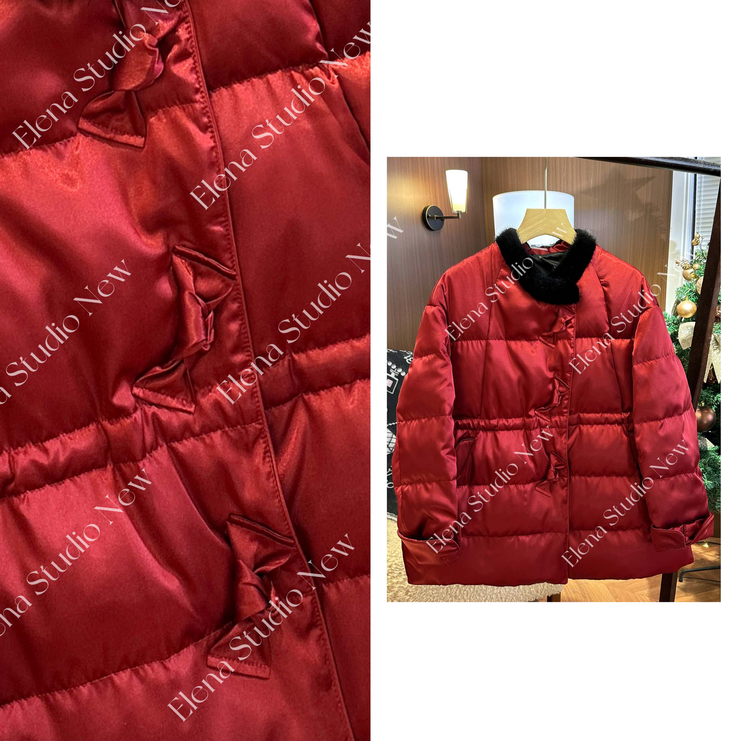 大甜甜【暗香影】设计感精致小众羽绒服气质温柔鹅绒服