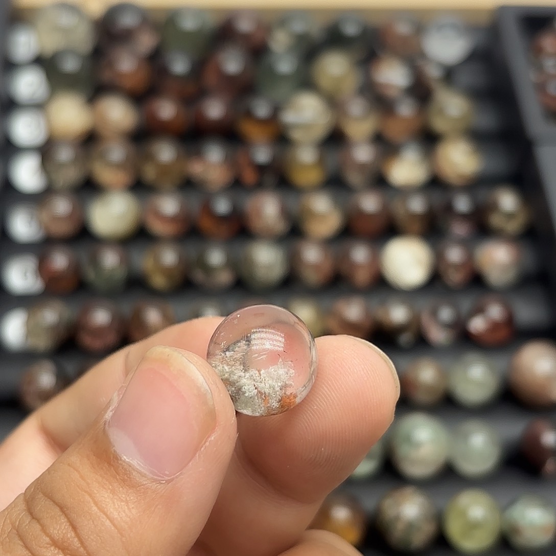 水晶珠宝半成品未镶嵌H***！幽灵