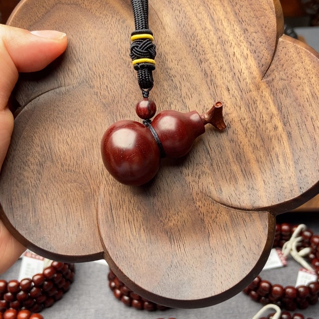 小叶紫檀手串/手链葫芦（小号）