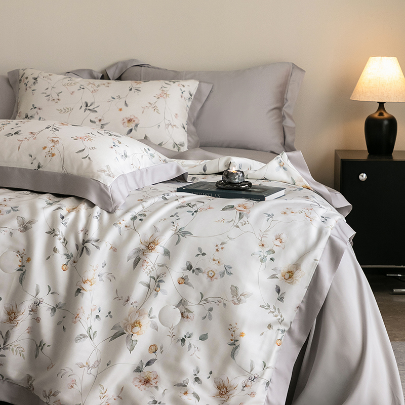 【100%莱赛尔兰精天丝】凉感夏凉被空调被四件套床笠冰皮被子被芯