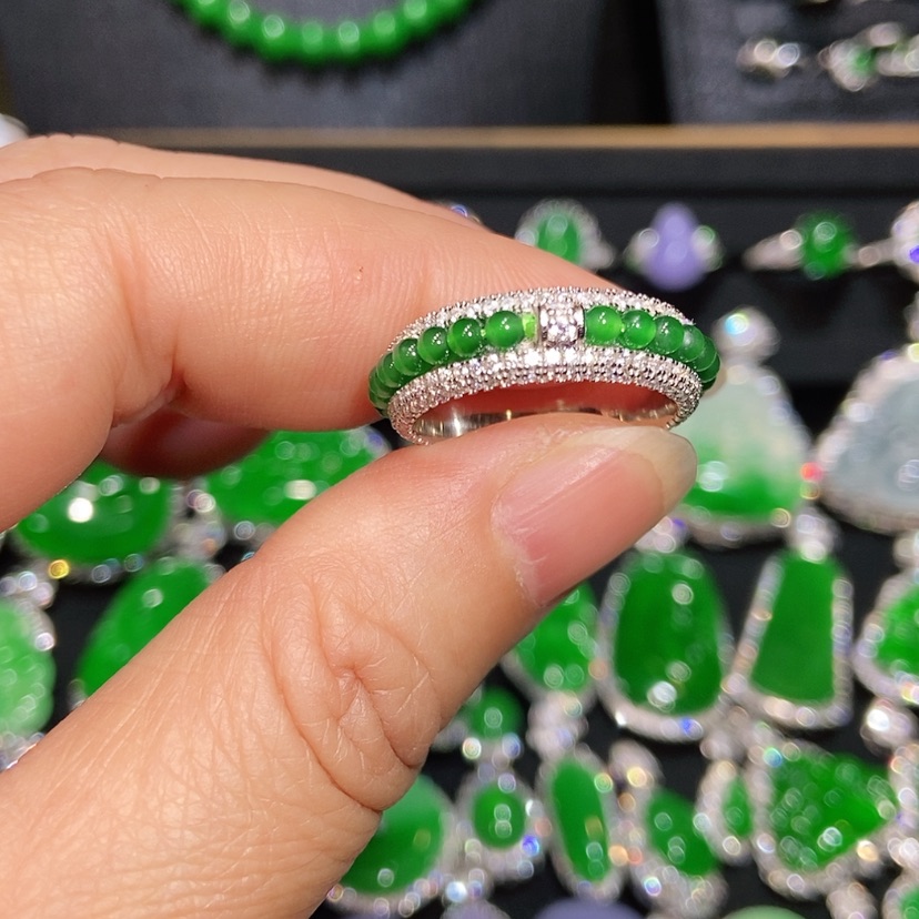 【闪购商品】翡翠戒指未镶嵌天然翡翠