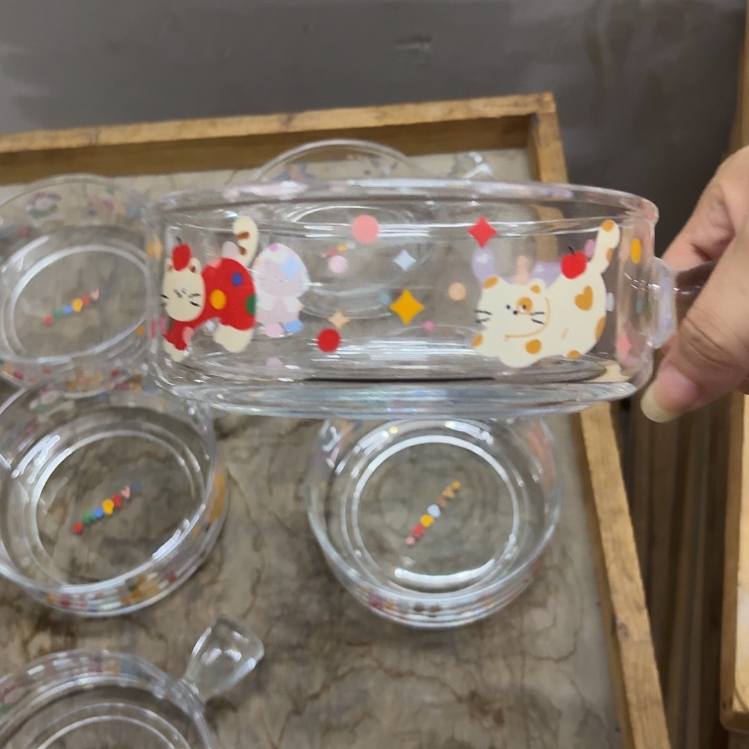 搪瓷微瑕手柄猫一个