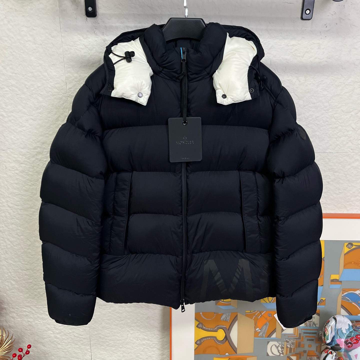 未使用 MONCLER Wilms系列黑标羽绒服厚款/3码/25121511