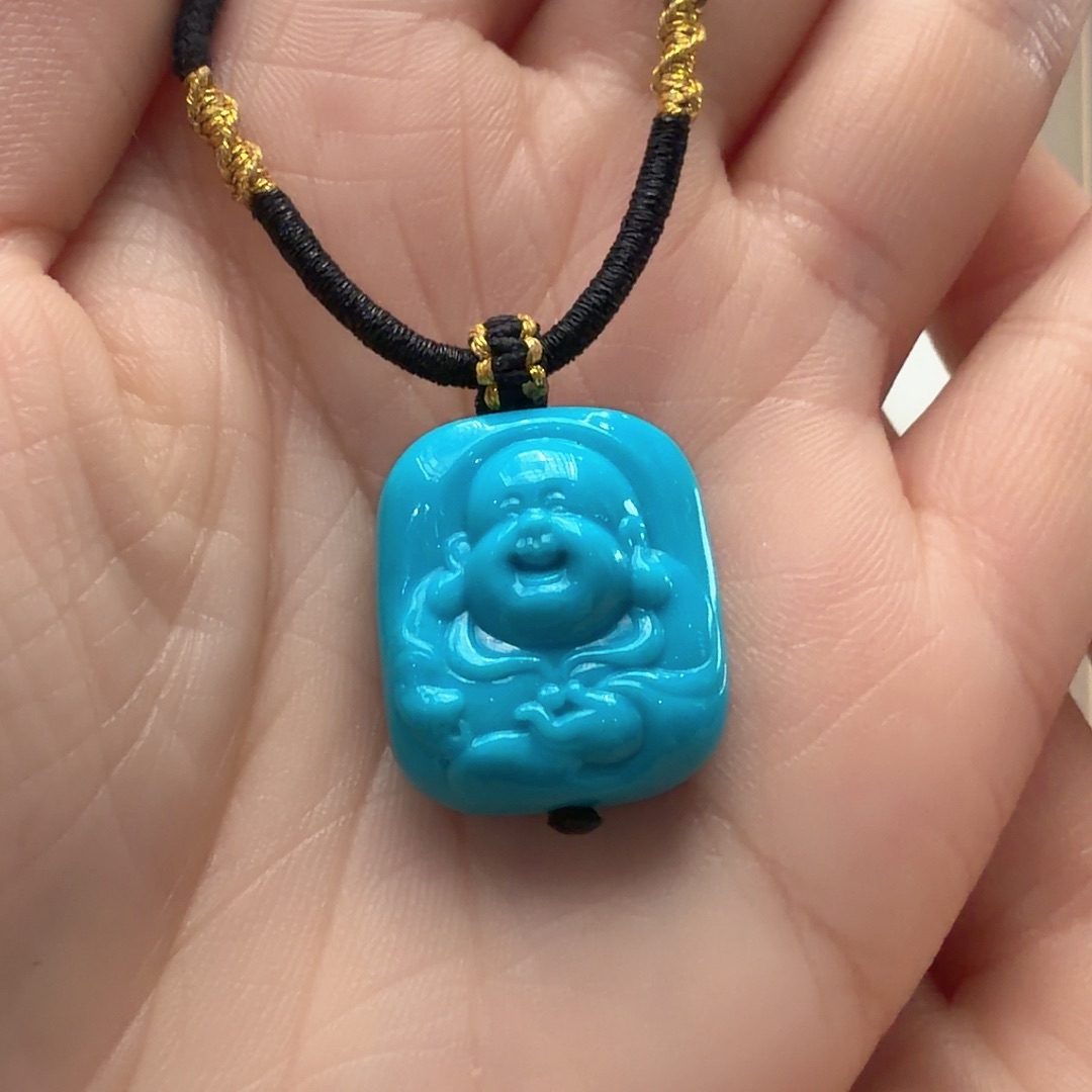 绿松石未镶嵌颈饰