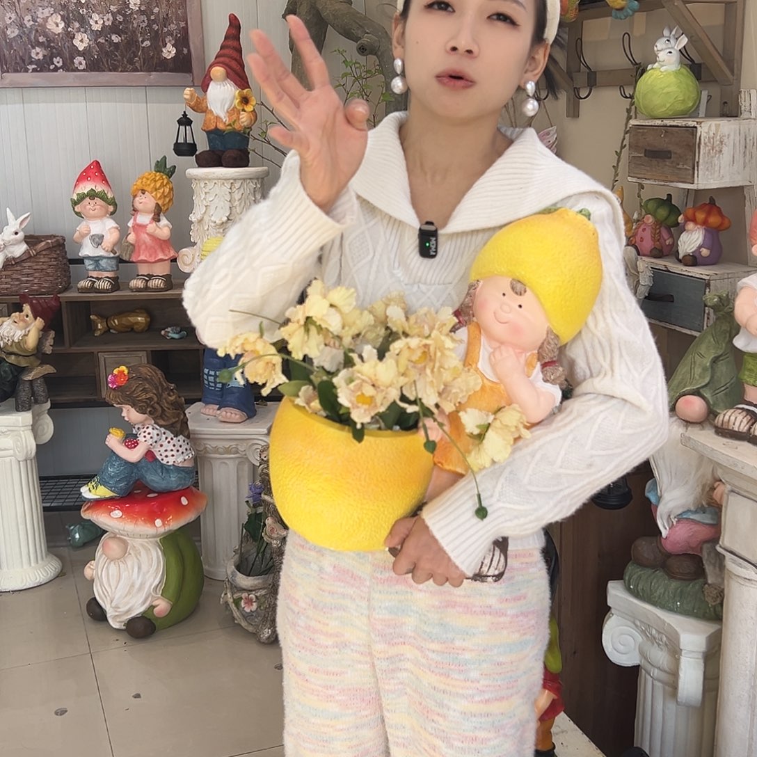 花园摆件红红火火